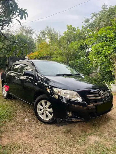Car with driver in Sri Lanka